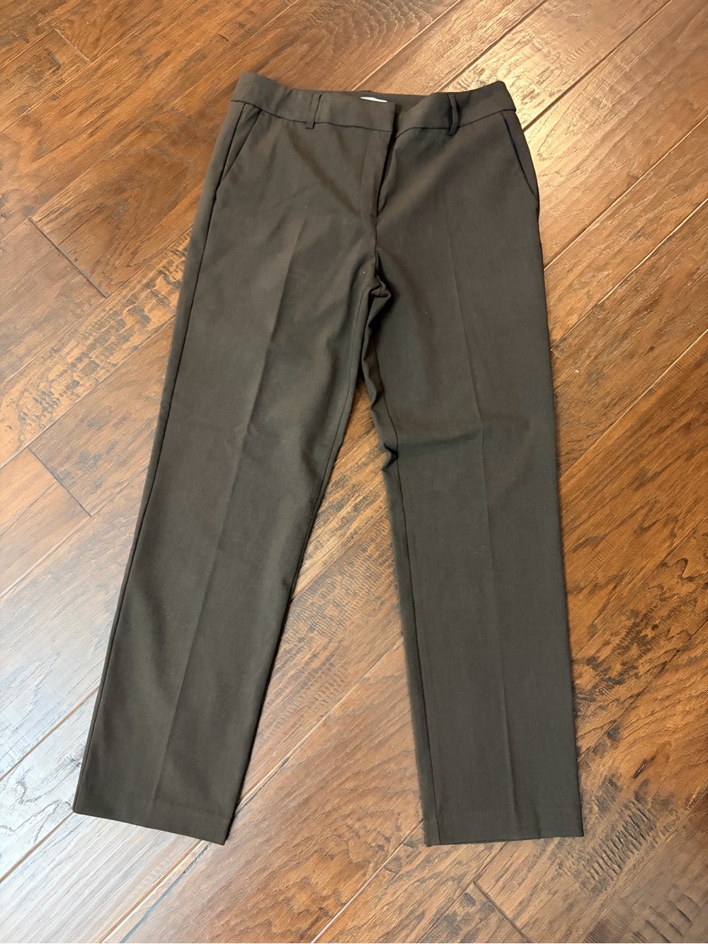 Classic Brown Tailored Women's Dress Pants